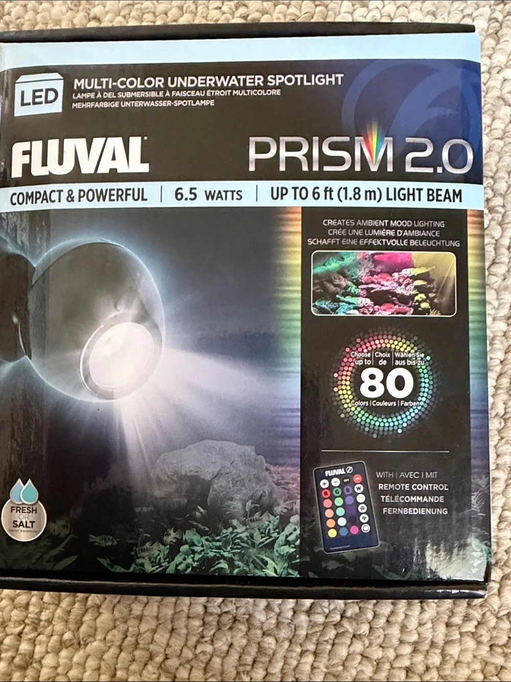 Prism 2.0 Multi-Color Underwater Spotlight - Blue/White